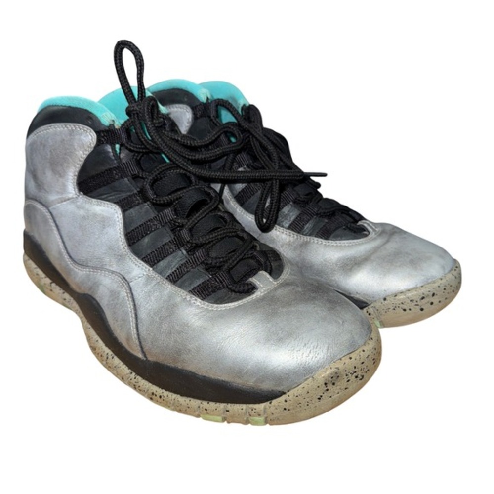 Nike Air Jordan 10 Retro Mens 10.5 Pre-Owned Lady Liberty Dust 705178-045 Shoes